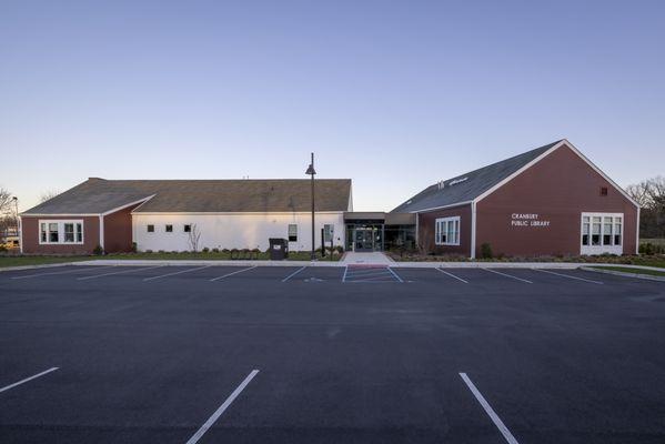 Main entrance to the library.