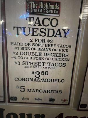 What's up for Taco Tuesday