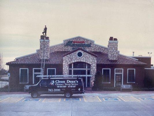 A commercial chimney job a long long time ago!