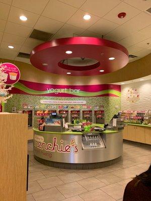 Frozen yogurt bar