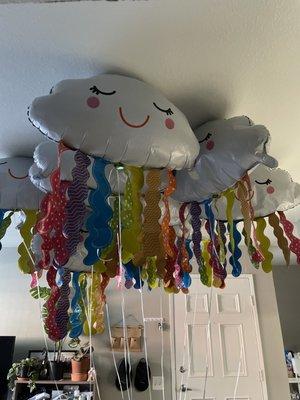 Rainbow balloons