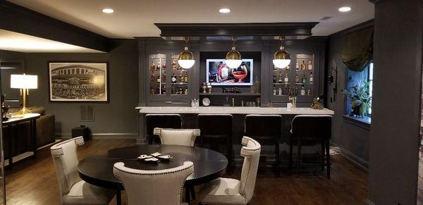 Basement bar