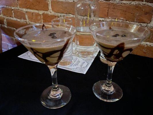 Chocolate espresso martinis