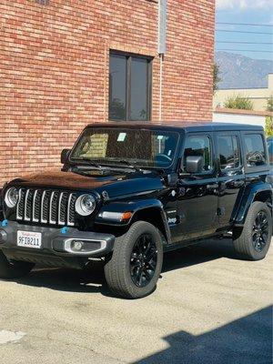 My upgraded car jeep Wrangler hybrid