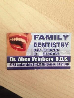 Aben Veinberg, DDS