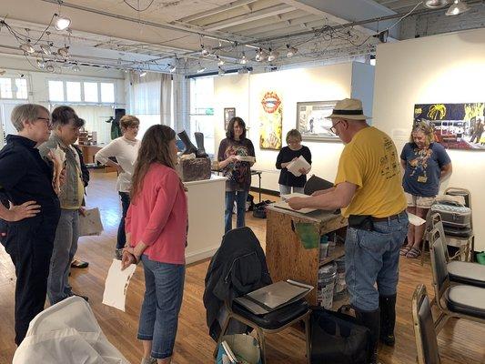 Papermaking Workshop with Class - Spring, 21