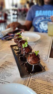 Candied Wagyu Meatballs