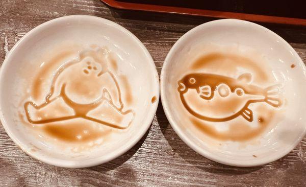 Cute soy sauce dishes