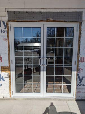 Custom color storefront door