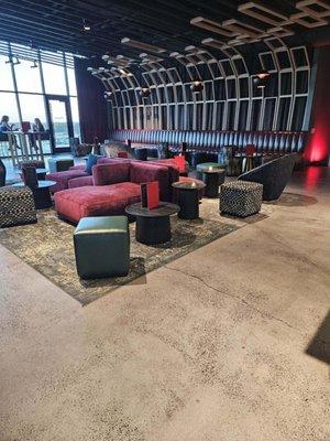 Red lounge