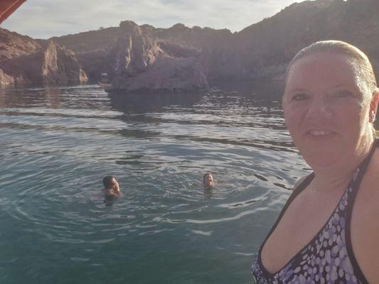 Us at Copper Canyon, swimming and having fun!!!