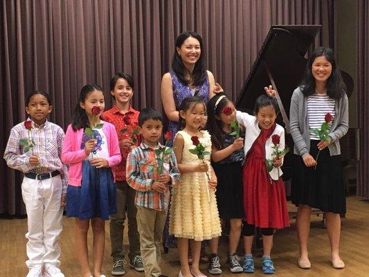 Outreach concerts with some of the young students at The Sequioas- retirement community.