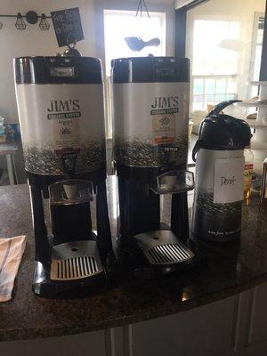 Jim's organic coffee