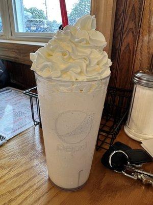 Vanilla milkshake