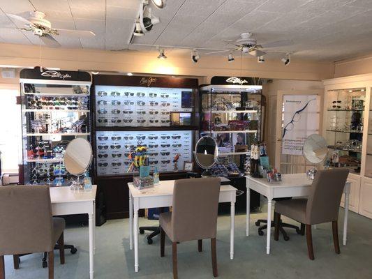 Stop by our optical showroom where our experienced Opticians will help you find the perfect pair of optical or sunglasses!