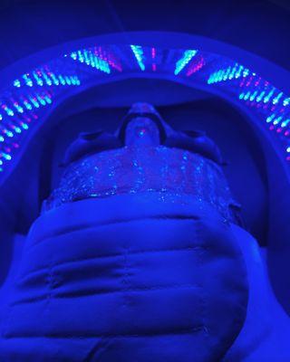 Celluma blue light therapy to help banish breakouts.