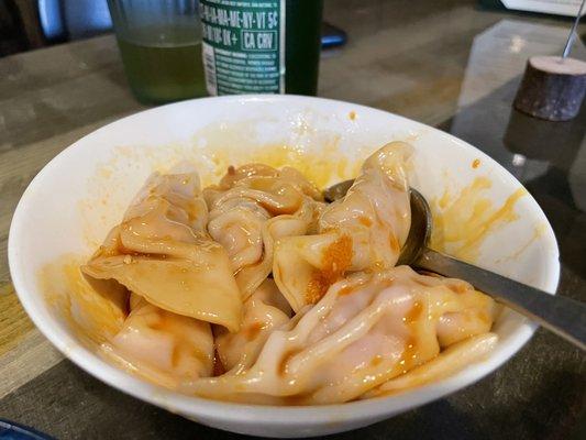 Chengdu dumplings are so good!