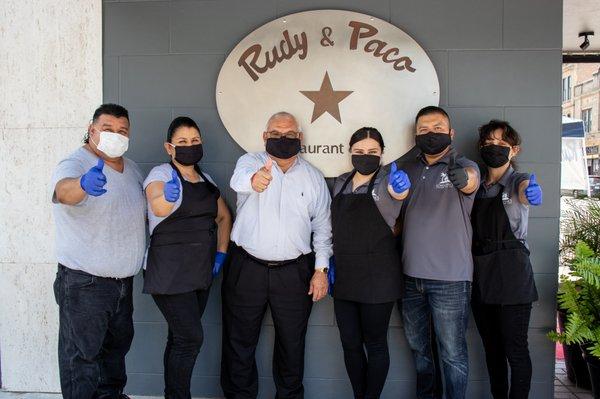 Thanks to our dear friend Paco at Rudy & Paco's for trusting our family to Deep Clean for him and family!