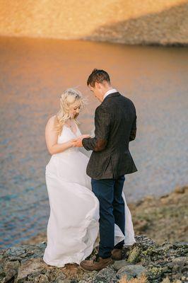 Colorado sunrise elopement