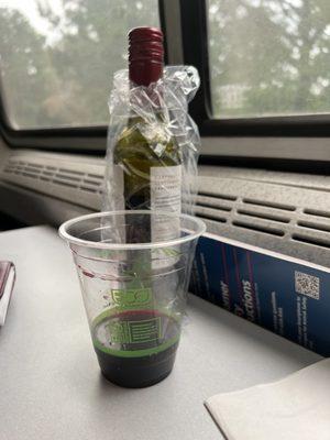 Wine on a train, why not?