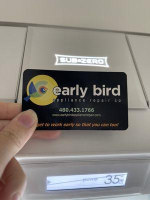 Early Bird Appliance Repair Co