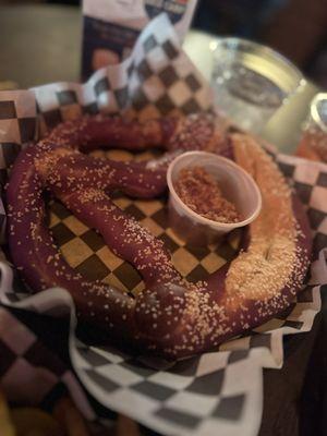 Bavarian Pretzel  with Mustard Dip