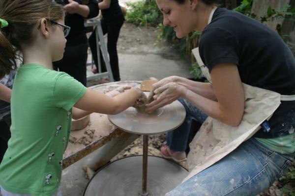 Hands-on fun at the outdoor fall fest.