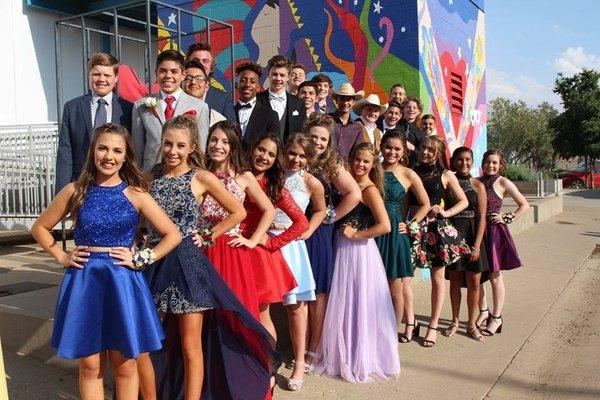 Prom night- Both buses!! Don't they look great!!