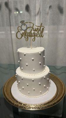 custom Engagement cake