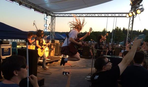 Hell's Belles at the Friday Night Show, Summer 2014