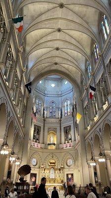 Soaring Moorish interior of the Jesuit Church