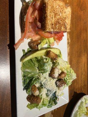 BLT and Caesar salad