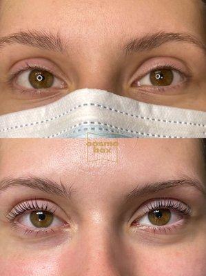 Before & After Lash Lift