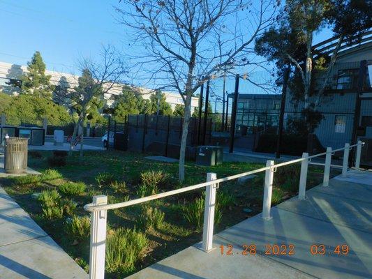 The nice size building and the large classroom areas with a large outside area you can see the many areas of the campus .