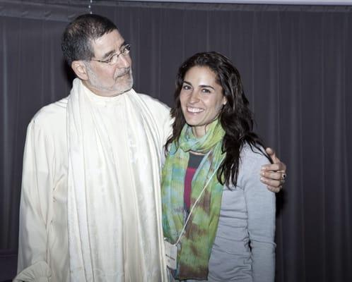 Master Charles Cannon with Luz Ma Zetina.