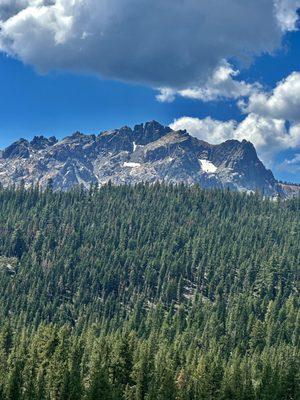 Magnificent view! Snow in august!