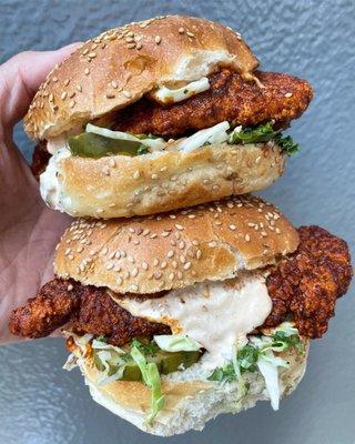 Hot Chicken Sandwiches