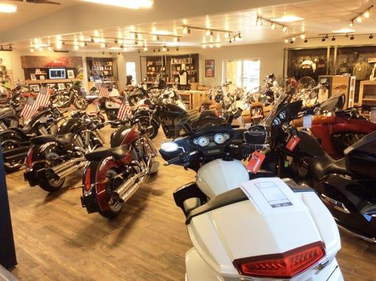 Indian Motorcycle and Victory Showroom.