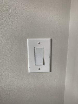 This is the light switch they did nothing to that cost $175.