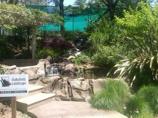 Water Feature we built at the Auburn, Ca Gold Country Fairgrounds