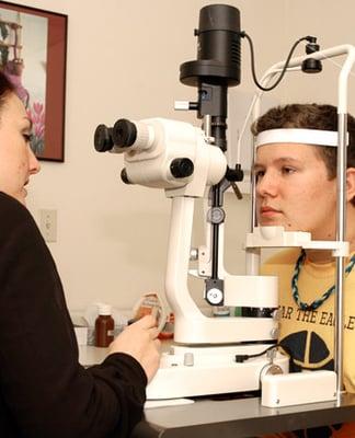 Eye exam in Marysville