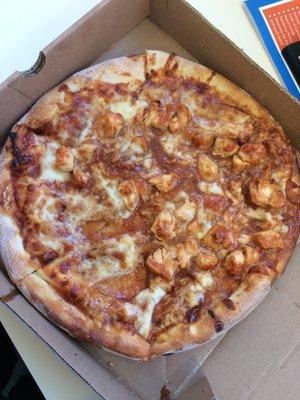 tomato soup instead of BBQ Chicken Pizza