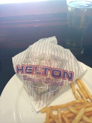 The Helton Burger is a must when visiting Coors Field!!