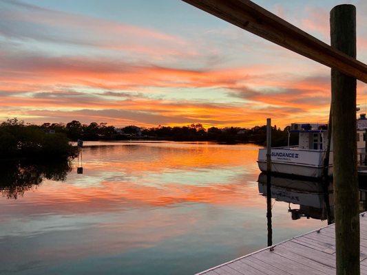 Sunset from the dock