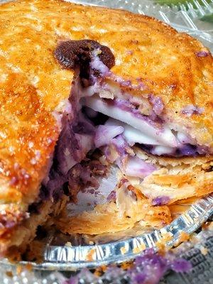 Ube buko pie