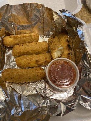 Some of the best cheese sticks I have ever had. Very very good. Pics don't do them justice!