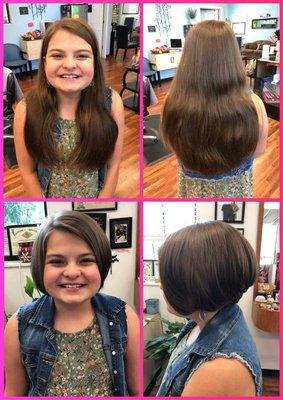 Before and After cut and style by Viiki