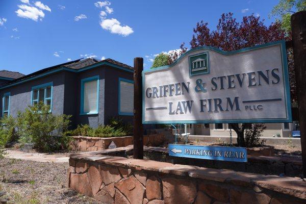 Our office building on busy Humphreys Street in Flagstaff, Arizona