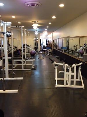 This is a completely private studio, one client with the trainer per session.