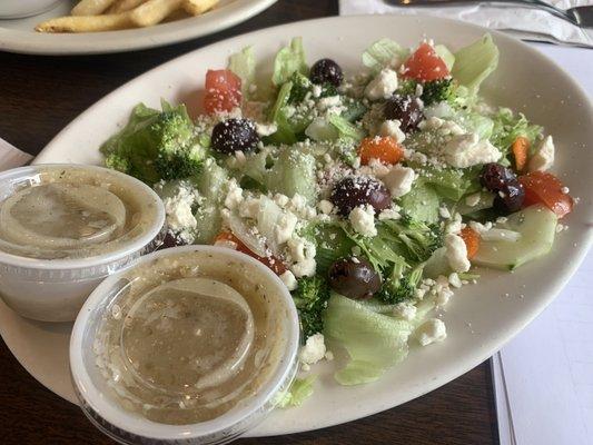 Small Caesar's salad. Very good.